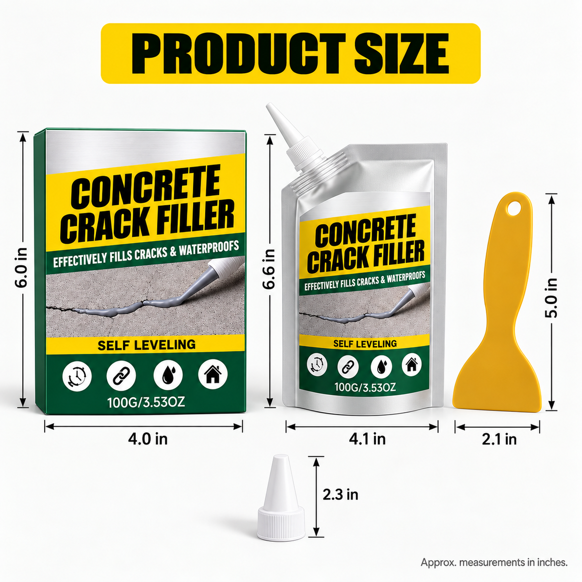 Multi-Purpose Waterproof Sealant for Floor & Wall Crack Repair