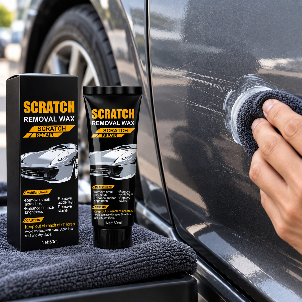 Car Scratch Care Polish Paste for Paint Surface Scratch Maintenance and Refinishing Care