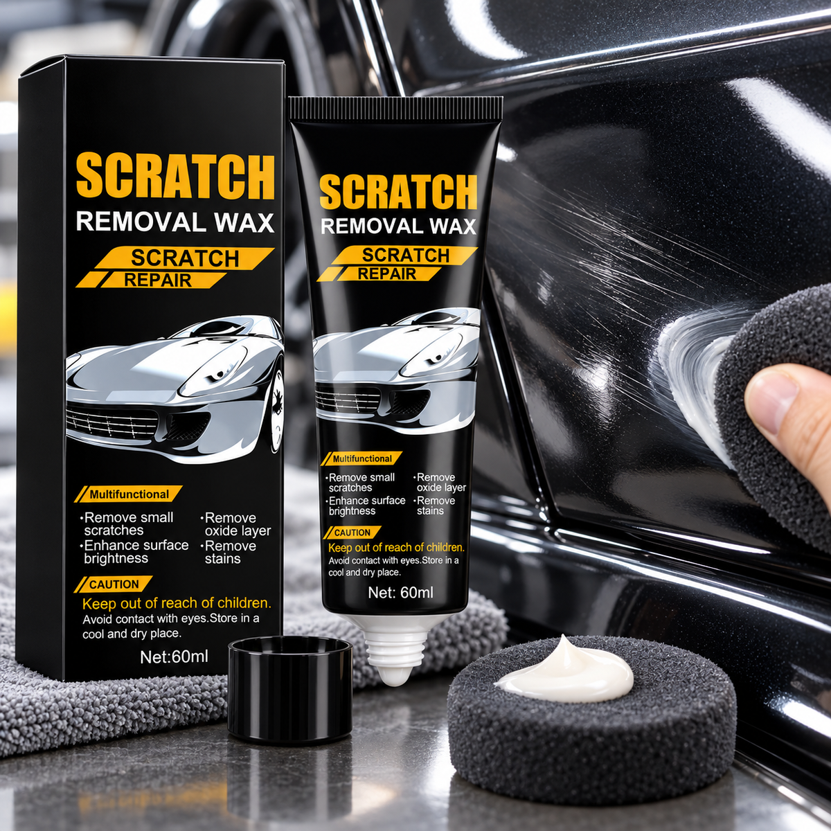 Car Scratch Care Polish Paste for Paint Surface Scratch Maintenance and Refinishing Care